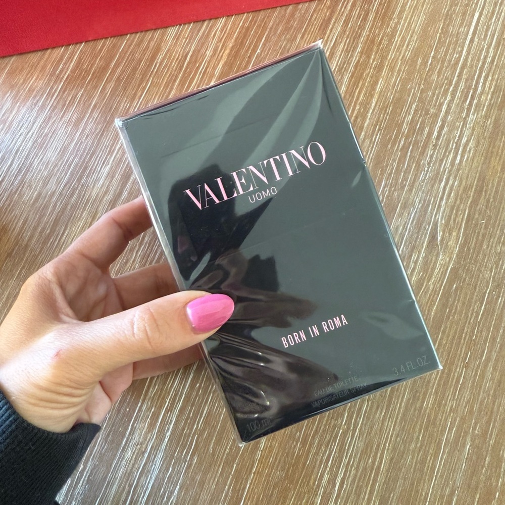 Valentino Black Perfume Bottle